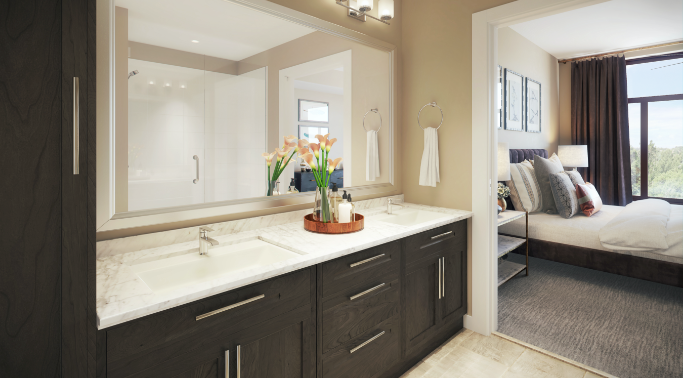 second bathroom in our units at ridge creek