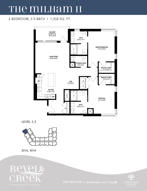 the milham 2 floor plan