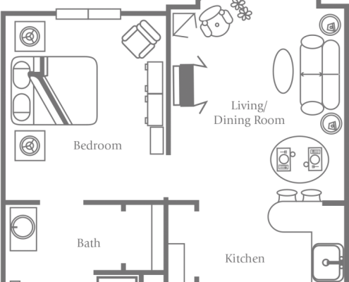 wyndham west one bedroom apartment floor plan