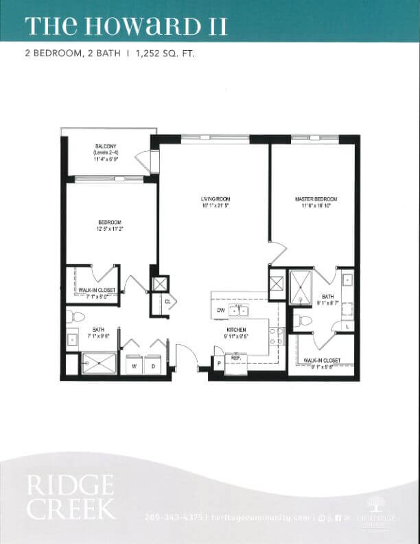 the howard independent living floor plan
