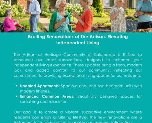 The Artisan independent living community showcase