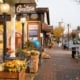 a cozy Main St. in a small town in the midwest.